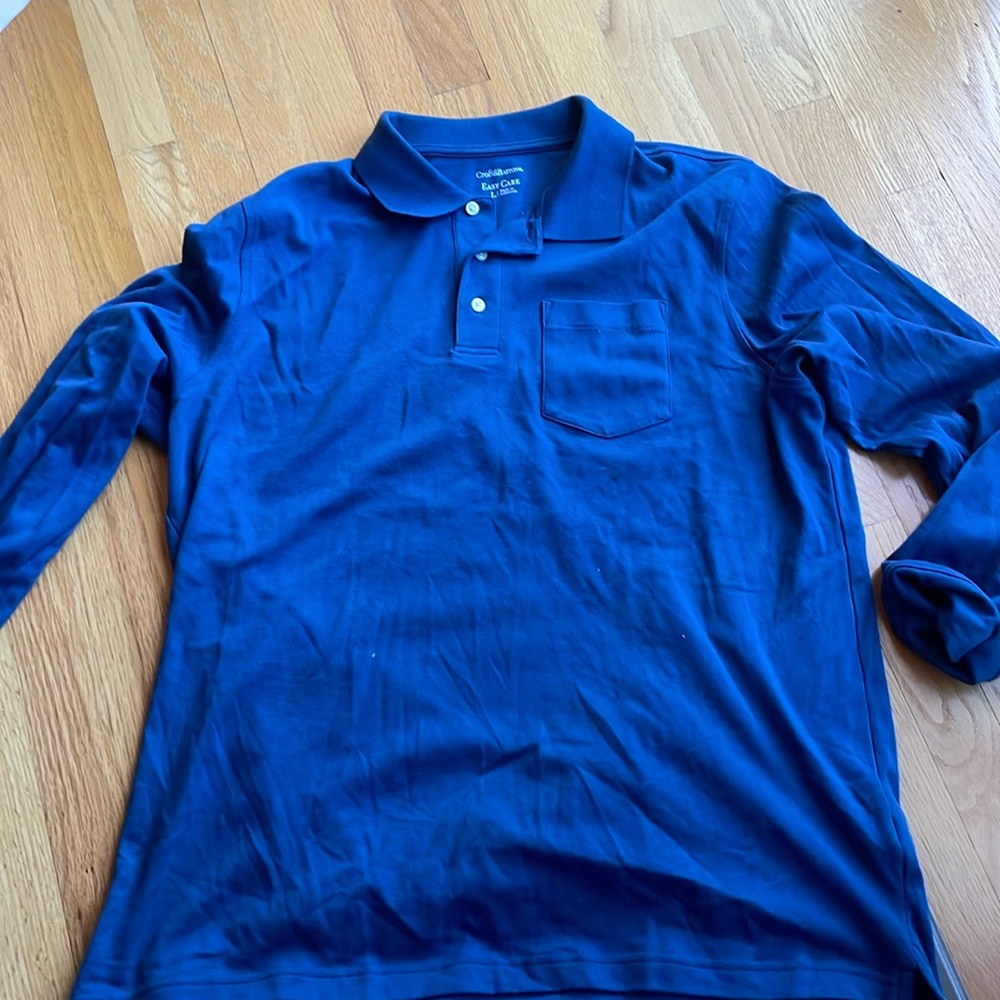 men’s croft and barrow polo long sleeve